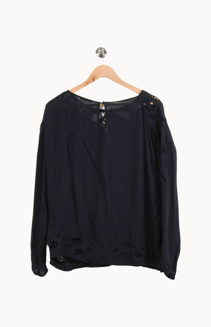 Blouse Bleue - Taille M/38 de la marque IKKS | PARAD53587 - Vendu par Paradigme - Image 4