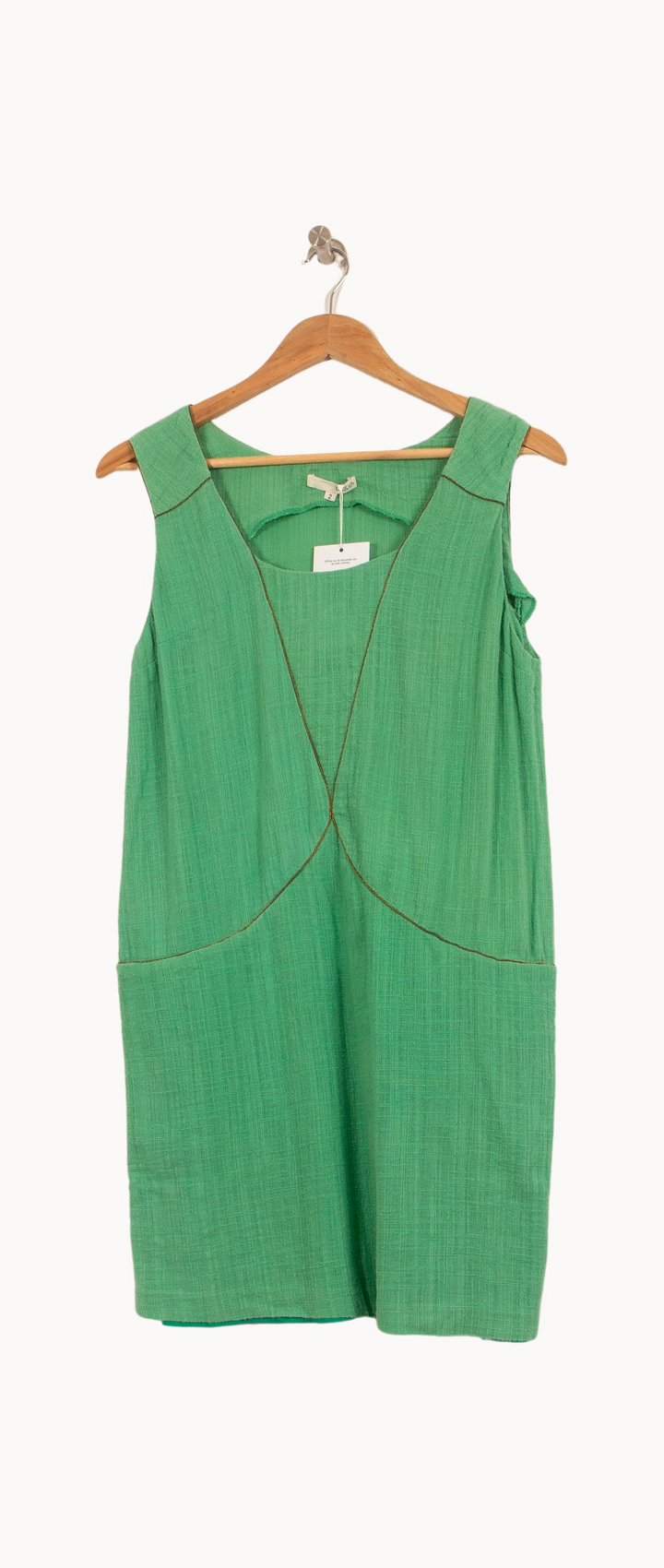 Robe Sans Manches Verte - Taille M/38 de la marque ba&sh | PARAD62367 - Vendu par Paradigme - Image 2