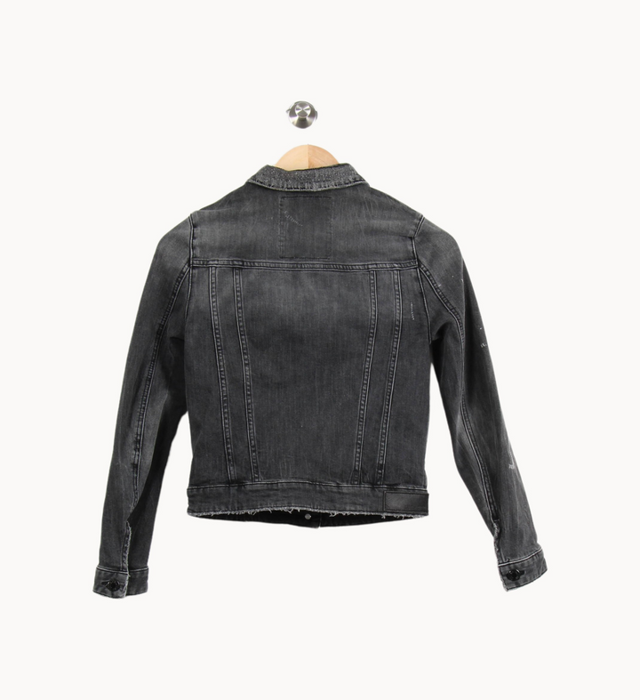 Veste En Jean Noire - Taille XS/34 de la marque Zadig&Voltaire | PARAD53083 - Vendu par Paradigme - Image 4