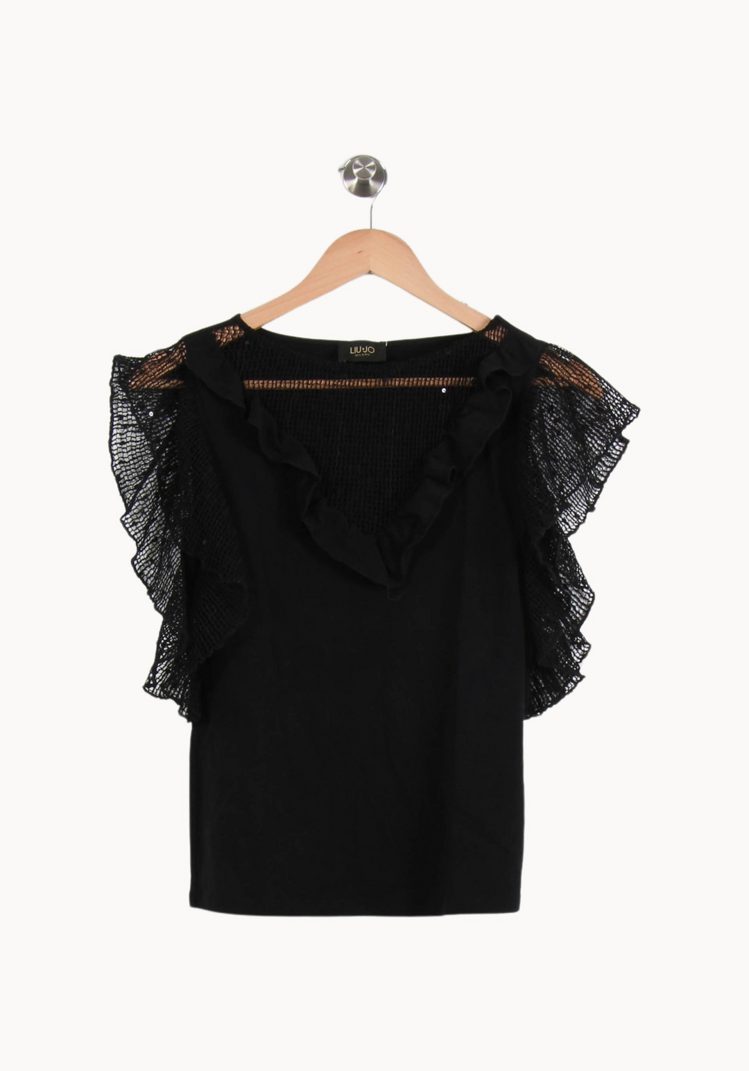 Top Noir - Taille M/38 de la marque Liu Jo | PARAD67151 - Vendu par Paradigme - Image 2