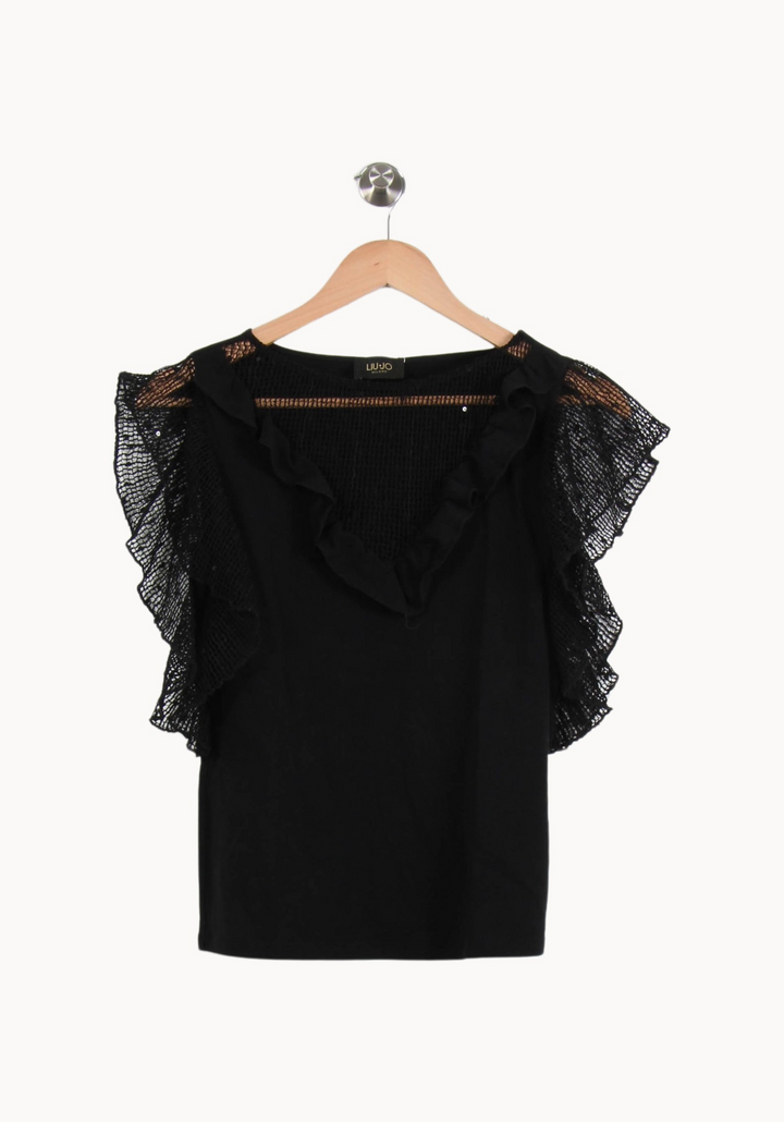 Top Noir - Taille M/38 de la marque Liu Jo | PARAD67151 - Vendu par Paradigme - Image 2