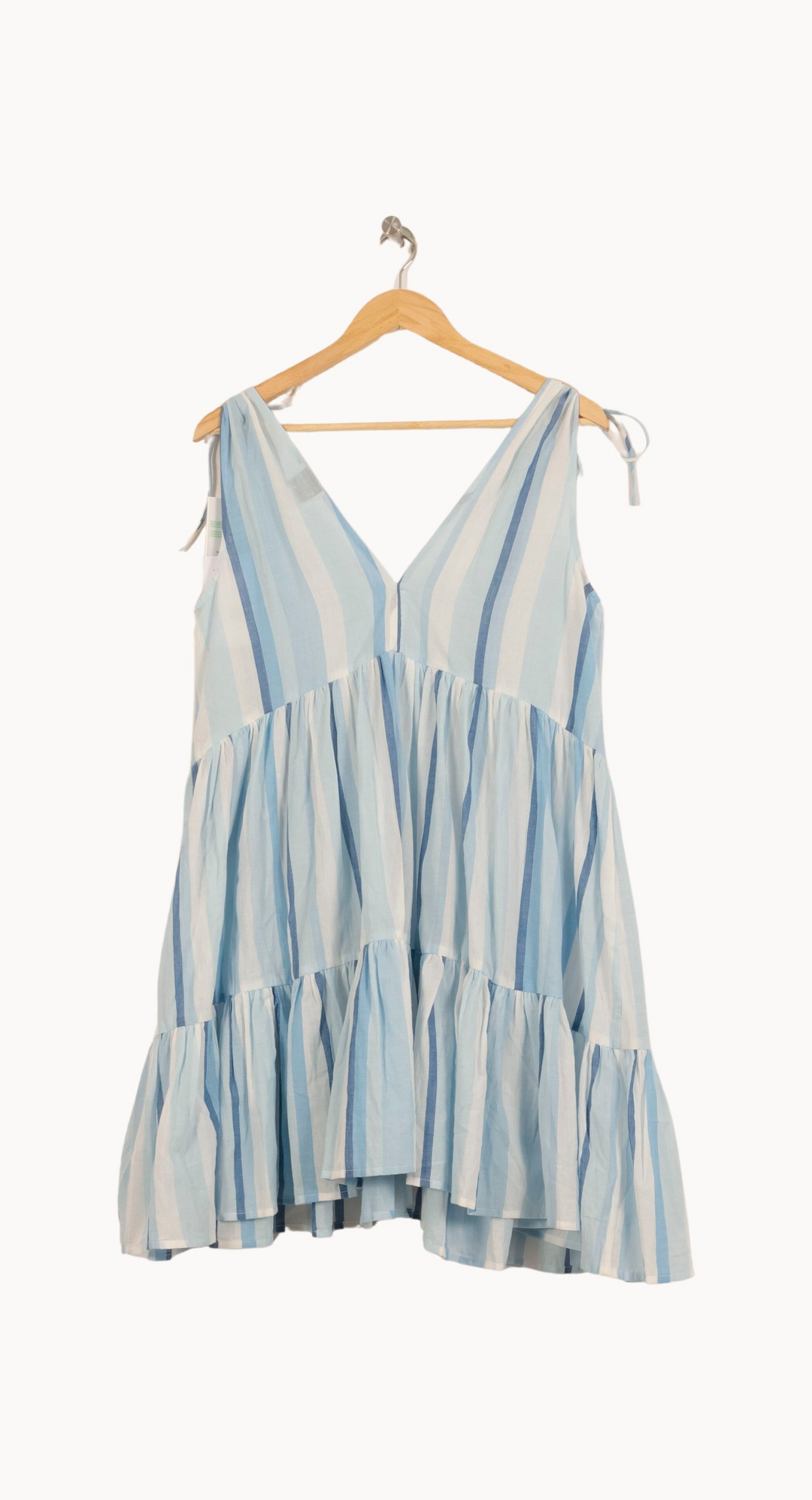 Robe Courte Bleu et Blanc - Taille M/38 de la marque Claudie Pierlot | PARAD63962 - Vendu par Paradigme - Image 4