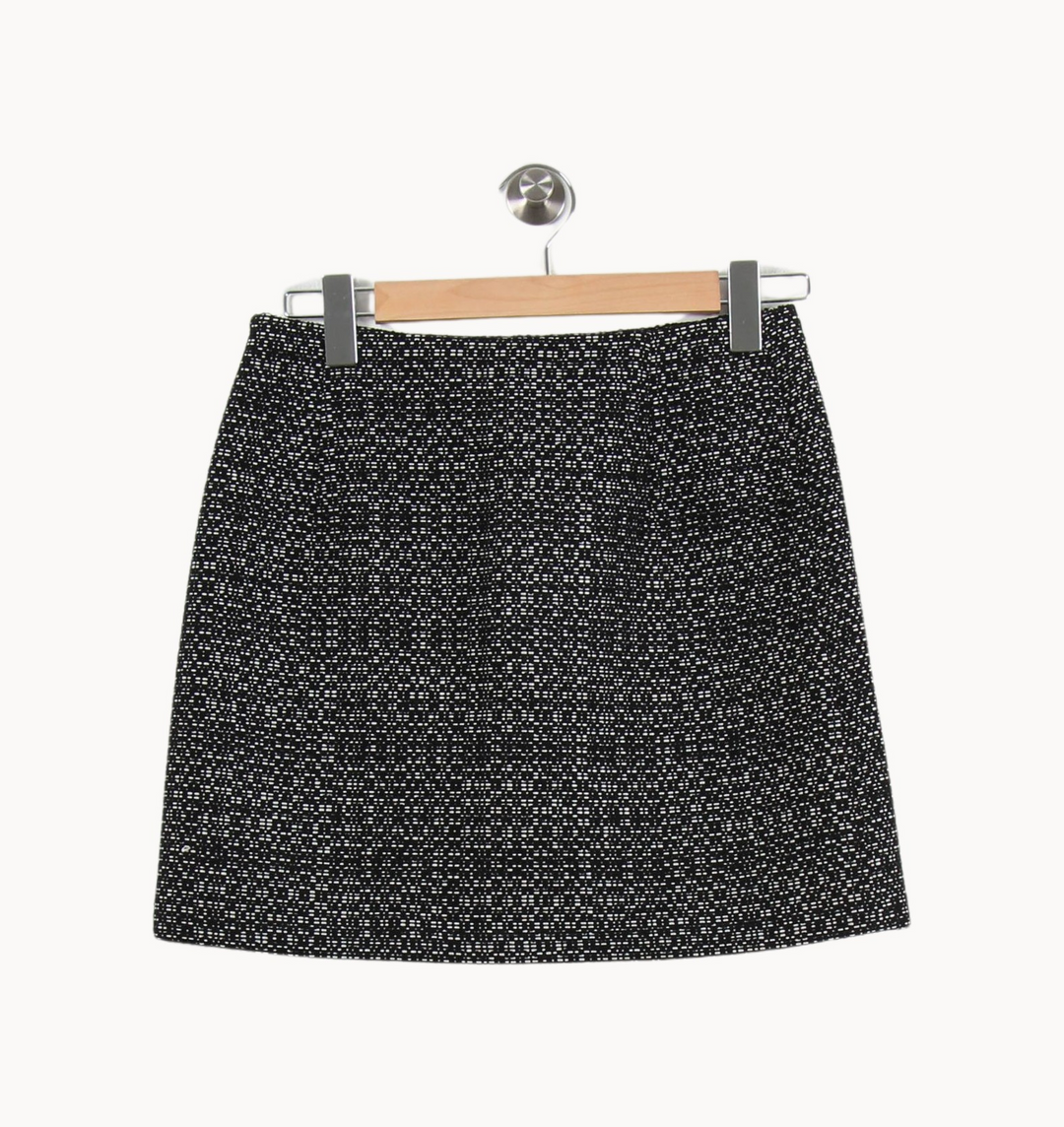 Jupe Droite Noire et Blanche - Taille S/36 de la marque Claudie Pierlot | PARAD55550 - Vendu par Paradigme - Image 4
