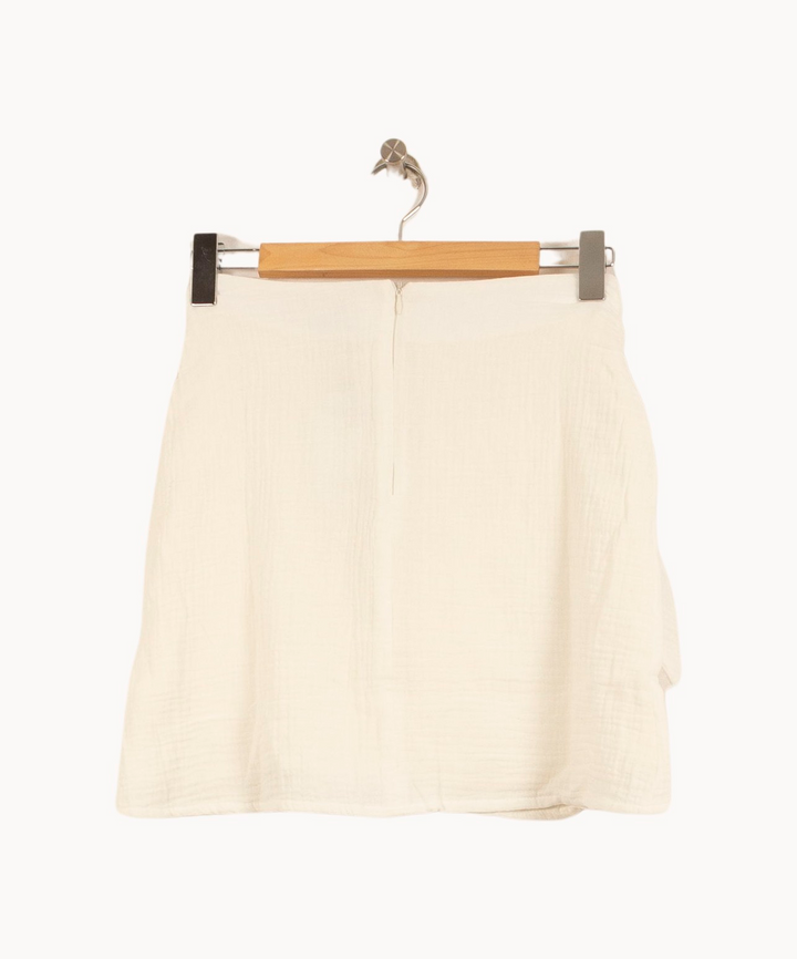 Jupe Portefeuille Blanche - Taille XS/34 de la marque SAAJ | PARAD45019 - Vendu par Paradigme - Image 4
