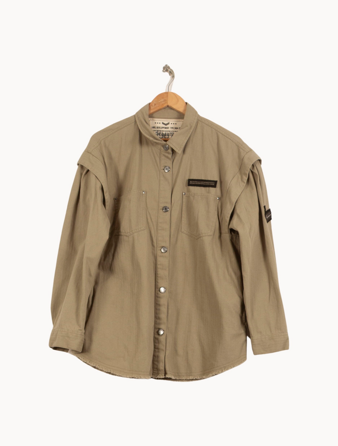 Surchemise Beige - Taille L/40 de la marque IKKS | PARAD65348 - Vendu par Paradigme - Image 2