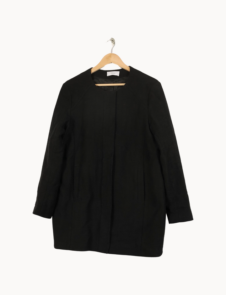 Manteau Noir - Taille L/40 de la marque ZAPA | PARAD51314 - Vendu par Paradigme - Image 2