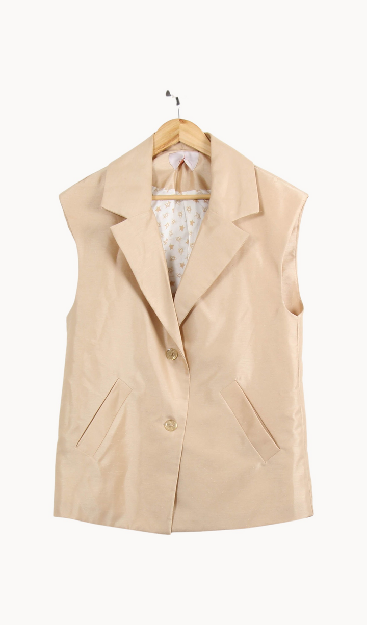 Gilet Sans Manches Doré - Taille XS/34 de la marque Imprevu | PARAD58259 - Vendu par Paradigme - Image 2