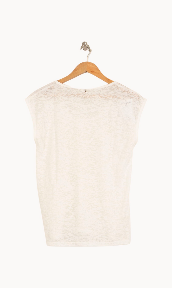 Tee-shirt Blanc - Taille M/38 de la marque Sud express | PARAD44928 - Vendu par Paradigme - Image 4