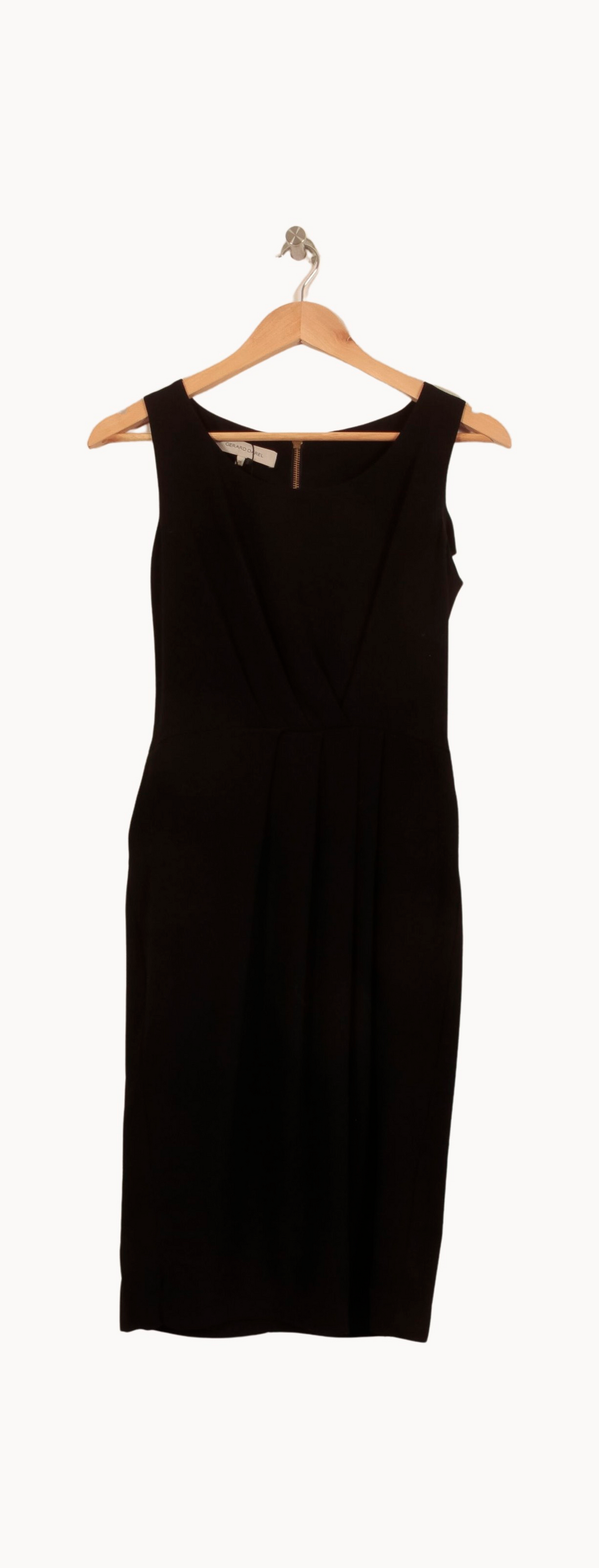 Robe Droite Noire - Taille S/36 de la marque Gerard Darel | PARAD44616 - Vendu par Paradigme - Image 2