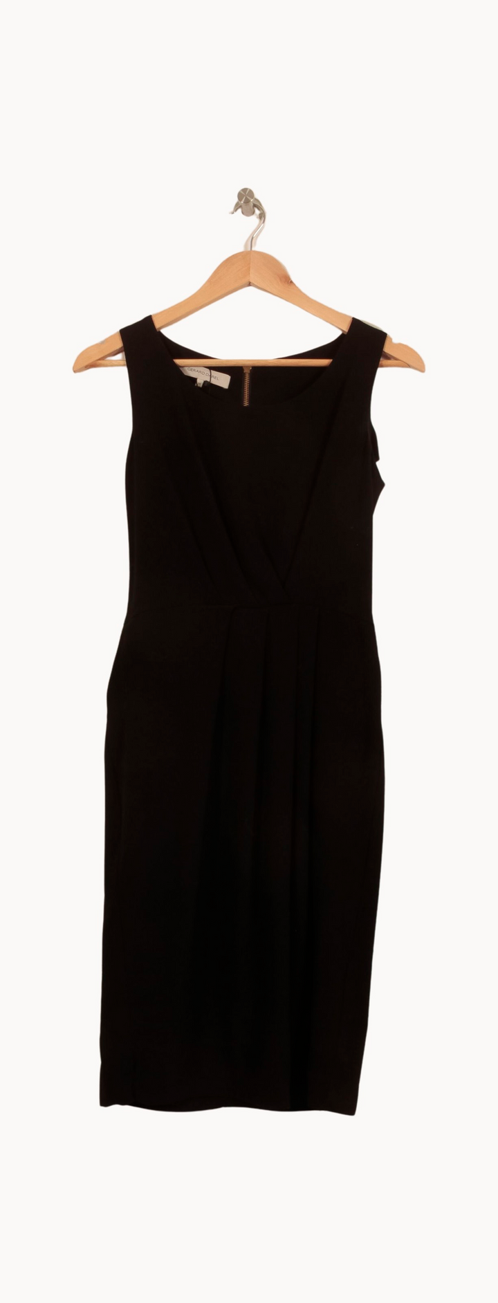 Robe Droite Noire - Taille S/36 de la marque Gerard Darel | PARAD44616 - Vendu par Paradigme - Image 2