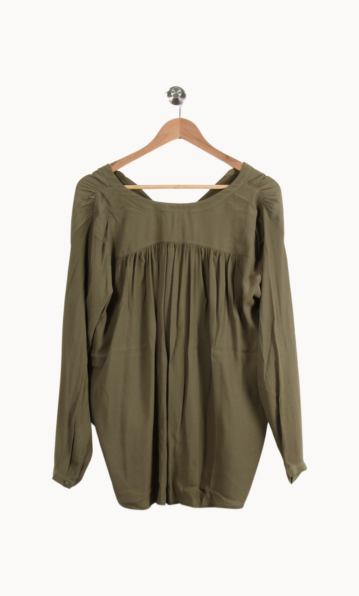 Blouse Verte - Taille S/36 de la marque Des petits hauts | PARAD65243 - Vendu par Paradigme - Image 4