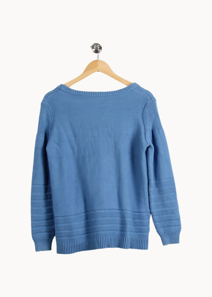 Cardigan Bleu - Taille M/38 de la marque Soi Paris | PARAD65044 - Vendu par Paradigme - Image 4