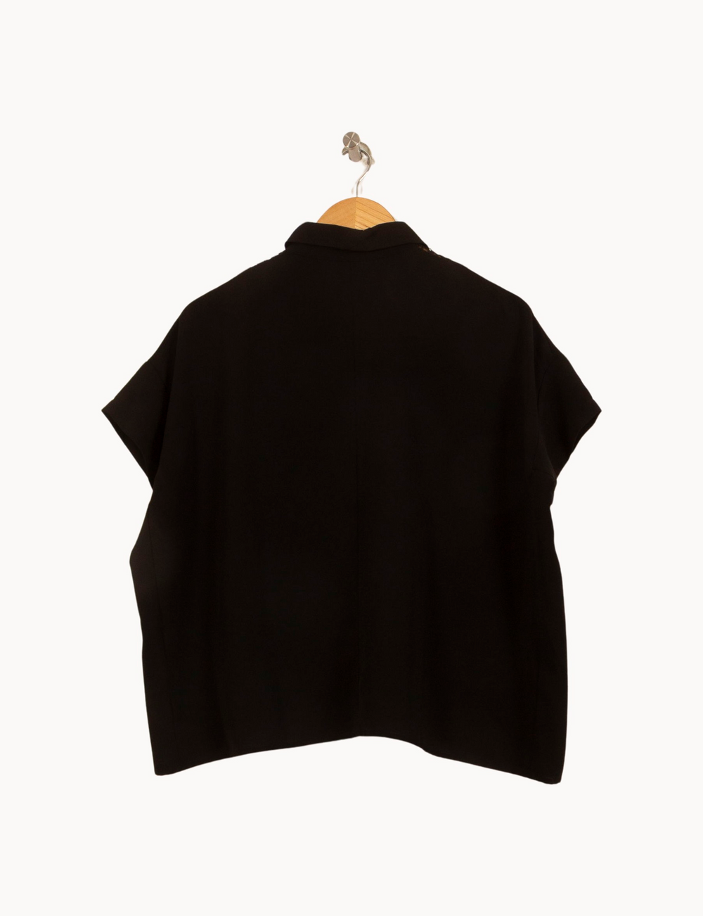 Blouse Noire - Taille M/38 de la marque The Kooples | PARAD44766 - Vendu par Paradigme - Image 4