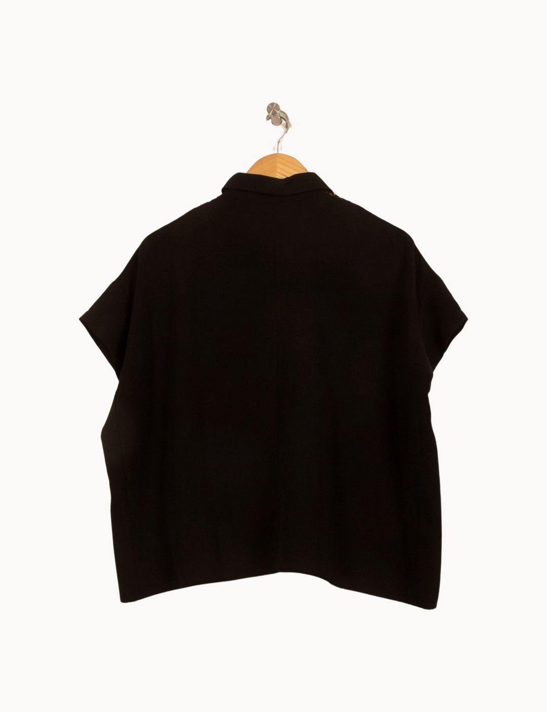 Blouse Noire - Taille M/38 de la marque The Kooples | PARAD44766 - Vendu par Paradigme - Image 4