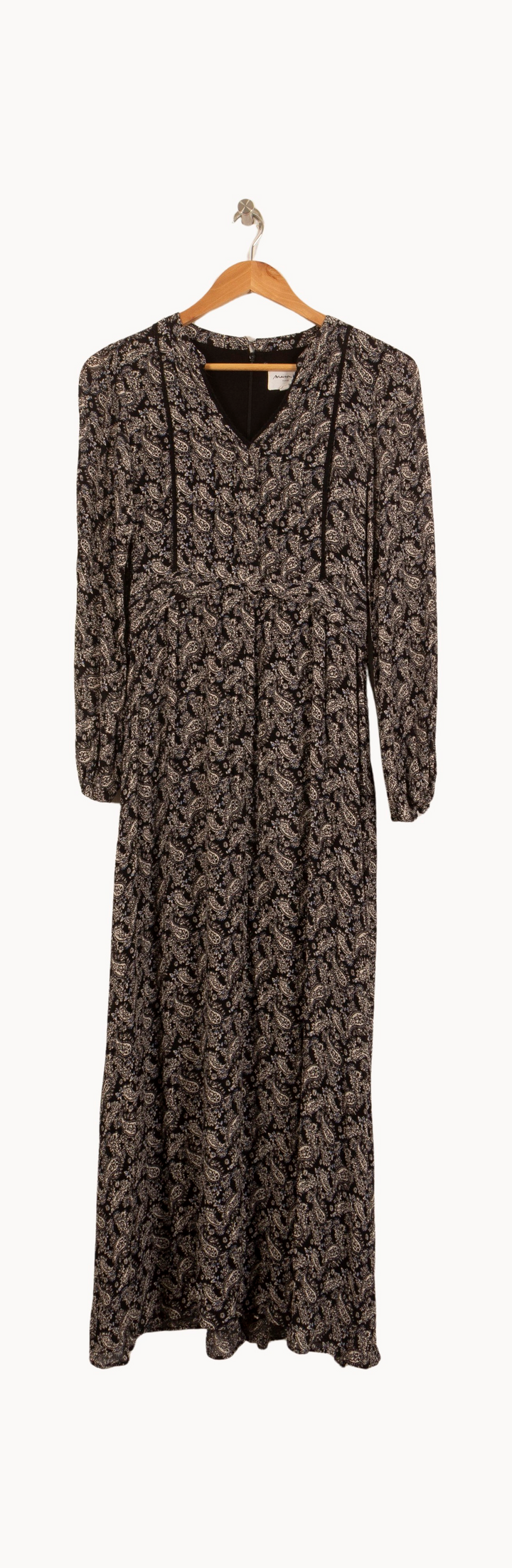 Robe Longue Noire et Blanche - Taille S/36 de la marque Maison 123 | PARAD53547 - Vendu par Paradigme - Image 2