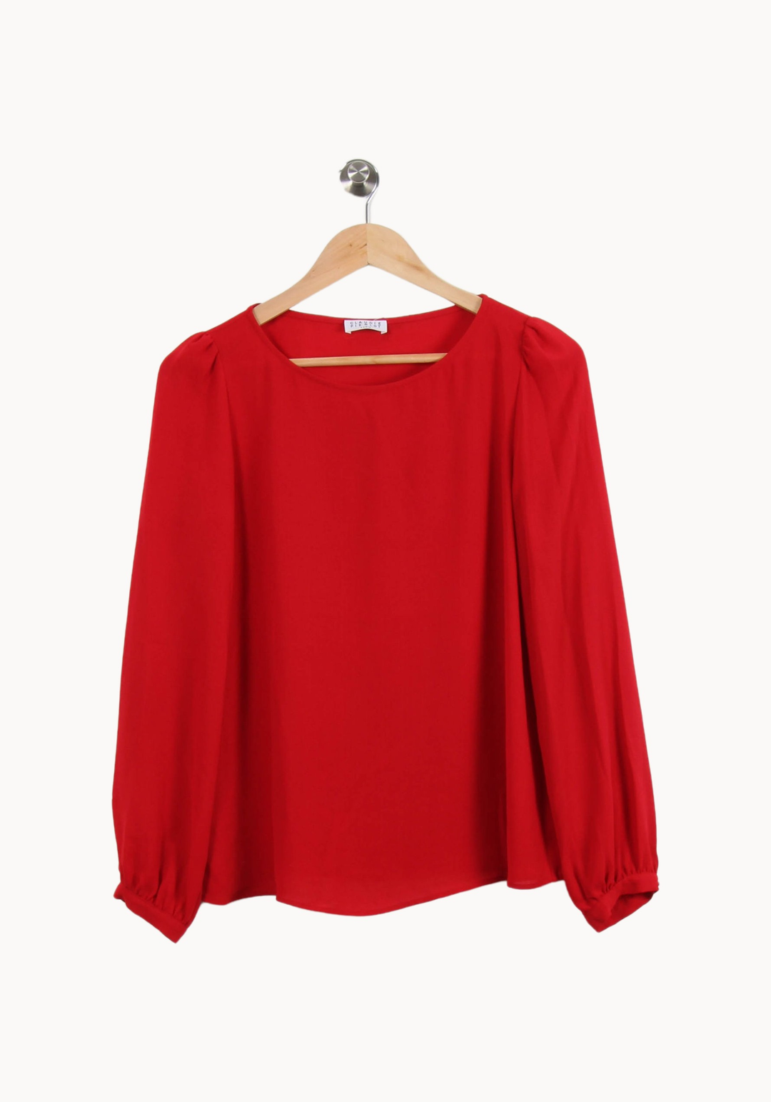 Blouse Rouge - Taille S/36 de la marque Claudie Pierlot | PARAD69529 - Vendu par Paradigme - Image 2
