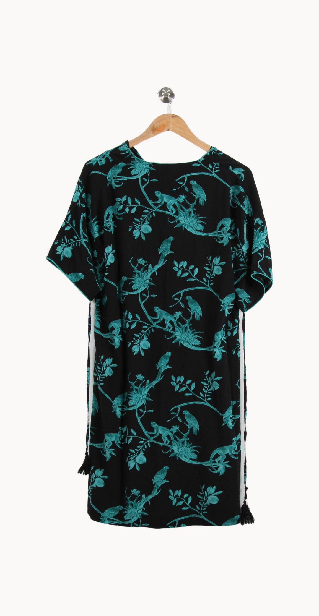 Robe Noire et Verte - Taille M/38 de la marque La Fée Maraboutée | PARAD67286 - Vendu par Paradigme - Image 4