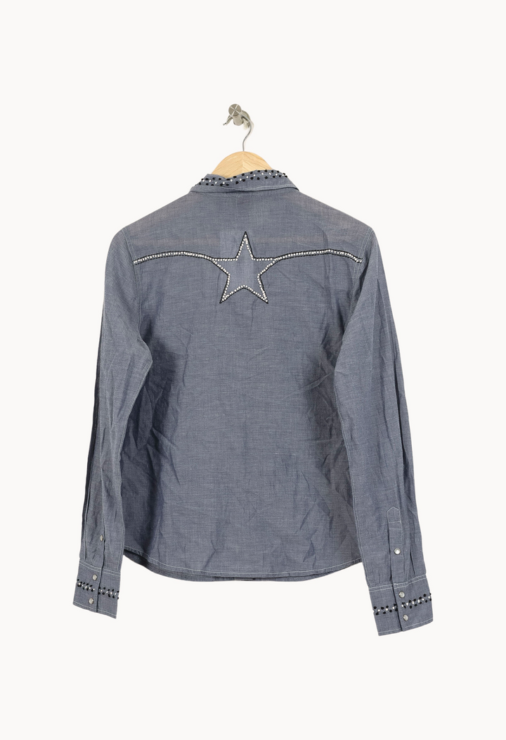 Chemise Bleue - Taille M/38 de la marque Bérénice | PARAD67564 - Vendu par Paradigme - Image 4