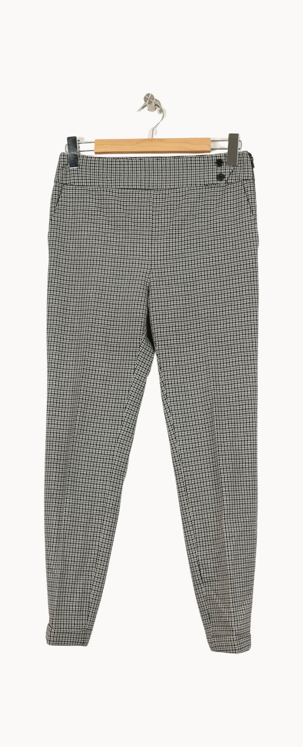 Pantalon Noir et Blanc - Taille L/40 de la marque Caroll | PARAD46175 - Vendu par Paradigme - Image 2