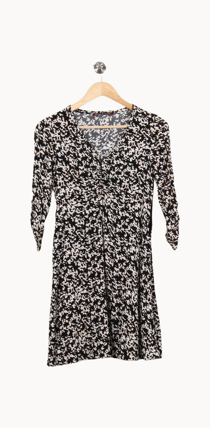 Robe Midi Noire et Blanche - Taille XS/34 de la marque Comptoir des Cotonniers | PARAD67039 - Vendu par Paradigme - Image 2