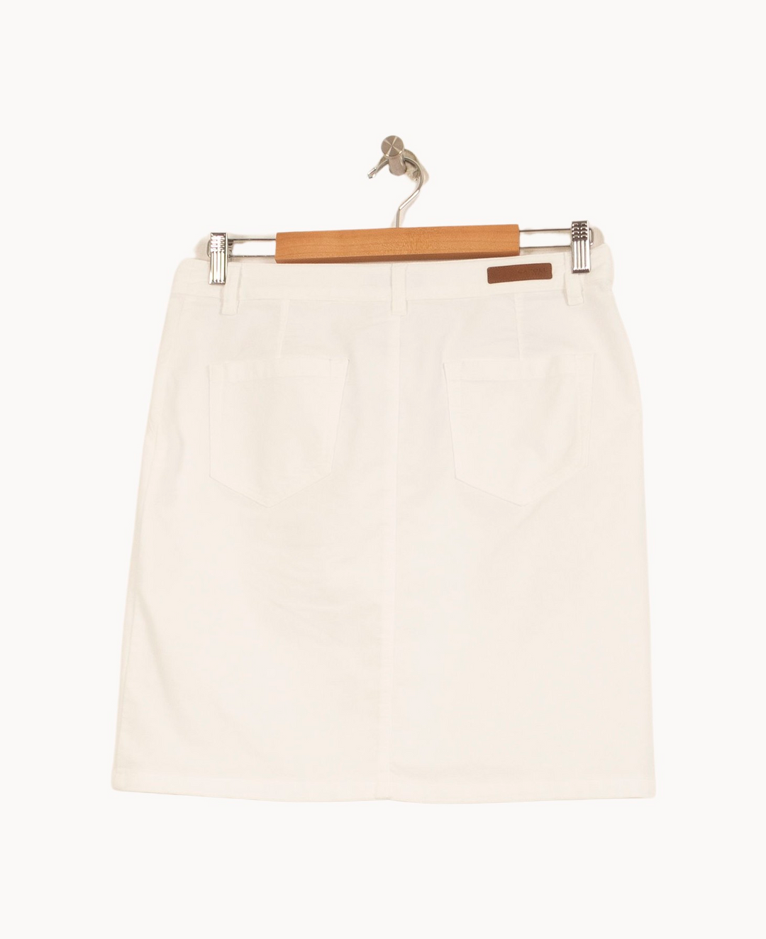 Jupe Courte Blanche - Taille XL/42 de la marque Caroll | PARAD44943 - Vendu par Paradigme - Image 4