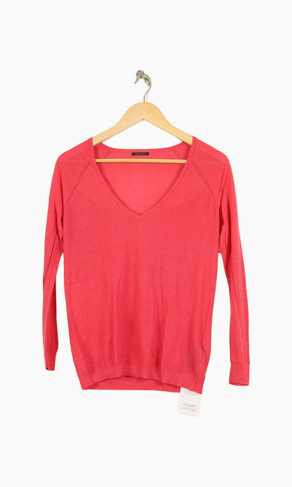 Pull Rouge - Taille XS/34 de la marque IKKS | PARAD69275 - Vendu par Paradigme - Image 2