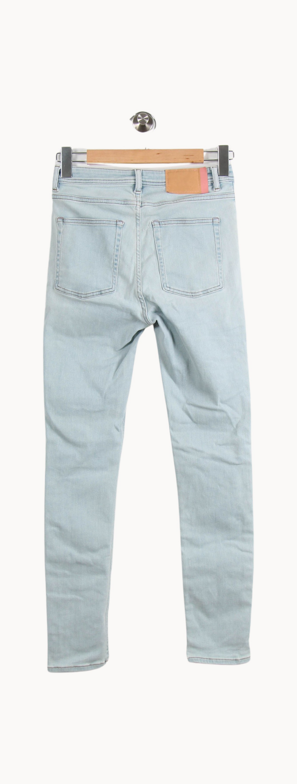 Jean Slim Bleu Clair - Taille L/40 de la marque Acne Studios | PARAD66989 - Vendu par Paradigme - Image 4