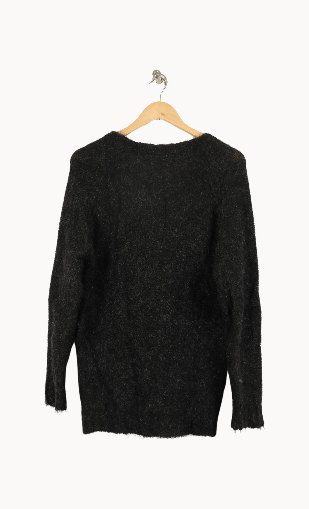 Pull Noir - Taille S/36 de la marque American Vintage | PARAD69119 - Vendu par Paradigme - Image 4