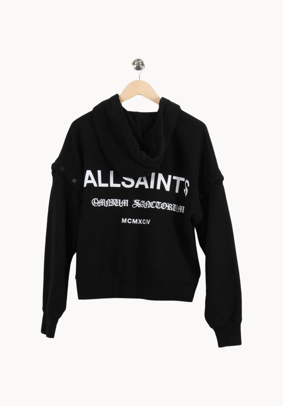 Sweat à Capuche Noir - Taille XS/34 de la marque All Saints | PARAD64358 - Vendu par Paradigme - Image 2