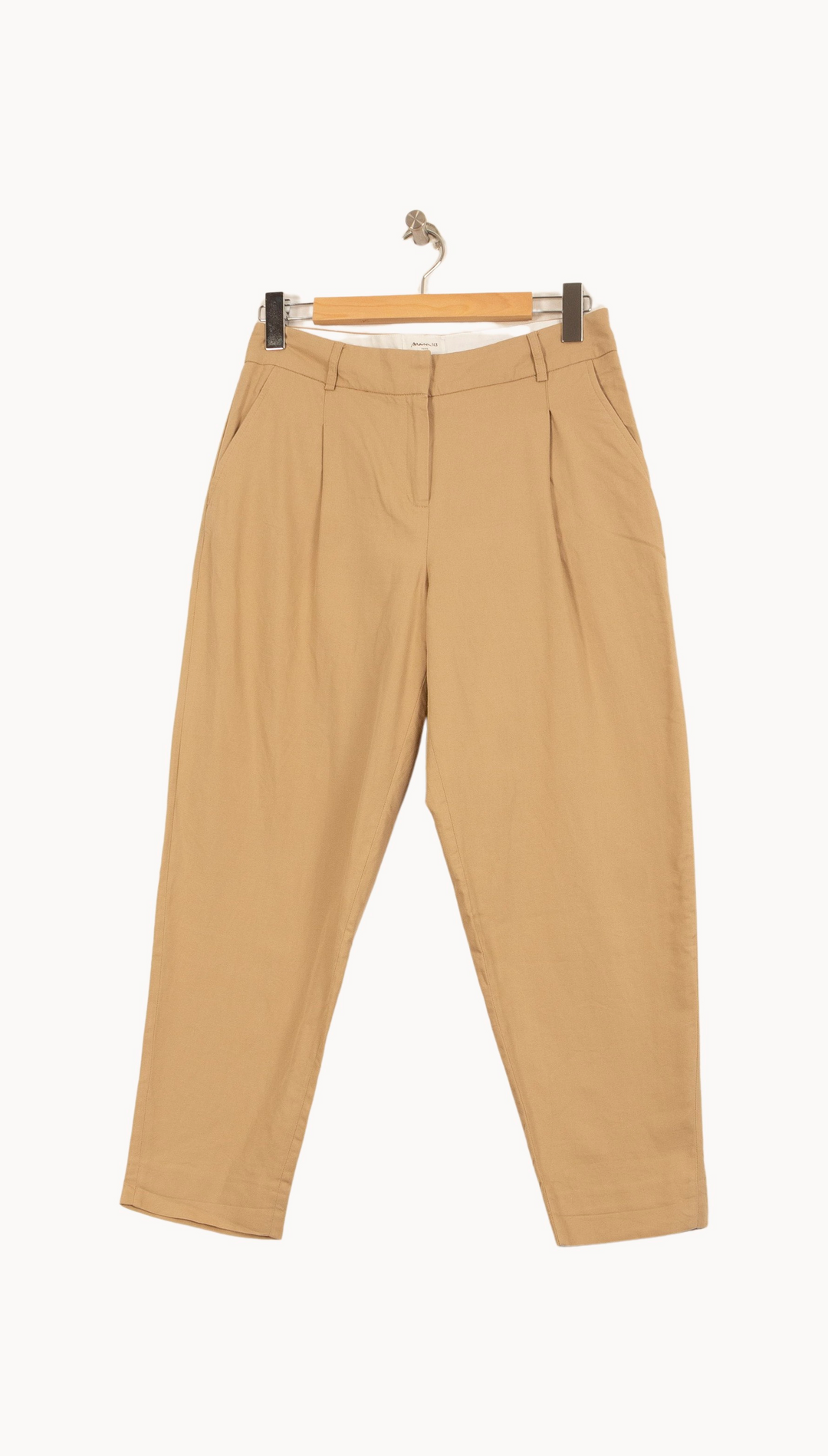 Pantalon Carotte Beige - Taille M/38 de la marque Maison 123 | PARAD63900 - Vendu par Paradigme - Image 2
