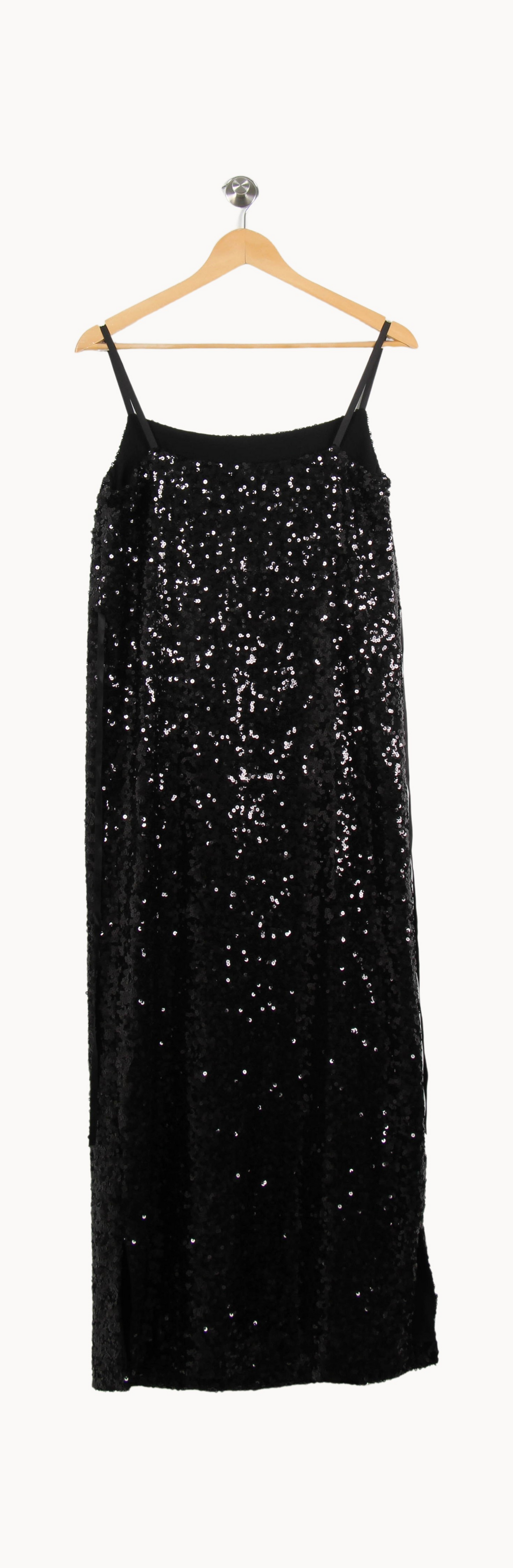 Robe à Paillettes Noire - Taille S/36 de la marque Ines de la Fressange Paris | PARAD50946 - Vendu par Paradigme - Image 4