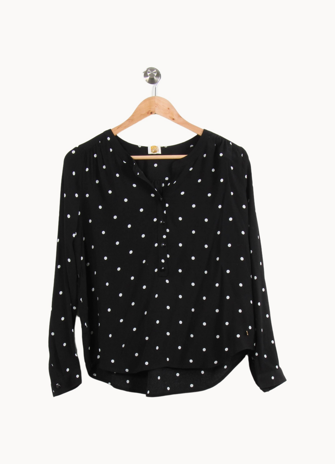 Blouse Noire et Blanche - Taille XS/34 de la marque Des petits hauts | PARAD65369 - Vendu par Paradigme - Image 2