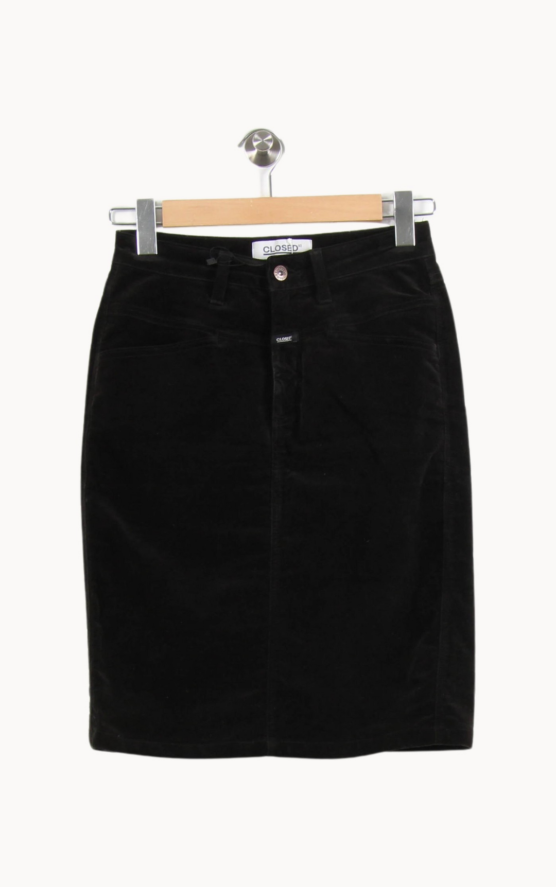 Jupe Droite Noire - Taille S/36 de la marque Closed | PARAD64900 - Vendu par Paradigme - Image 2