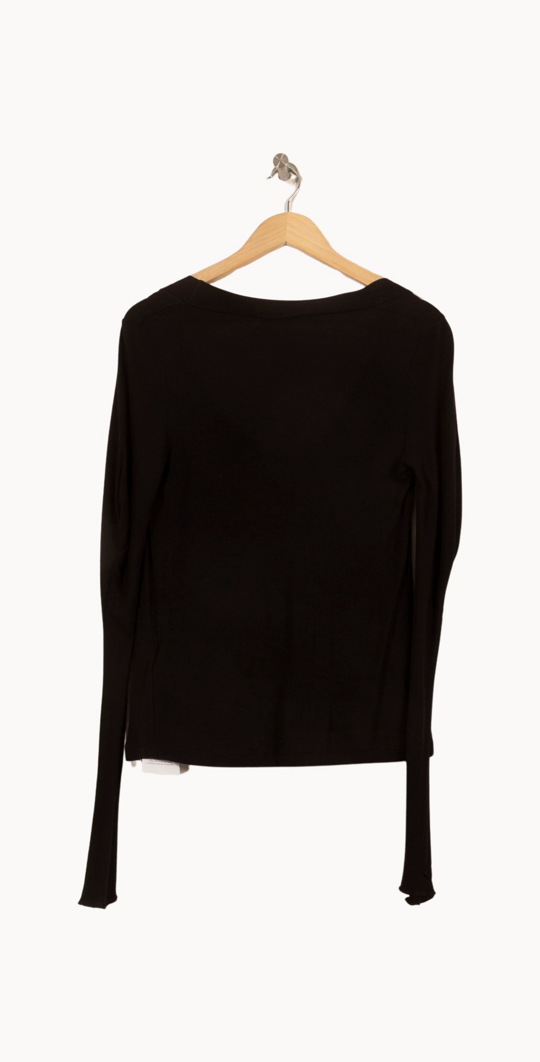 T-shirt manches longues noir - Taille M/38 de la marque Vanessa Bruno | PARAD41998 - Vendu par Paradigme - Image 4