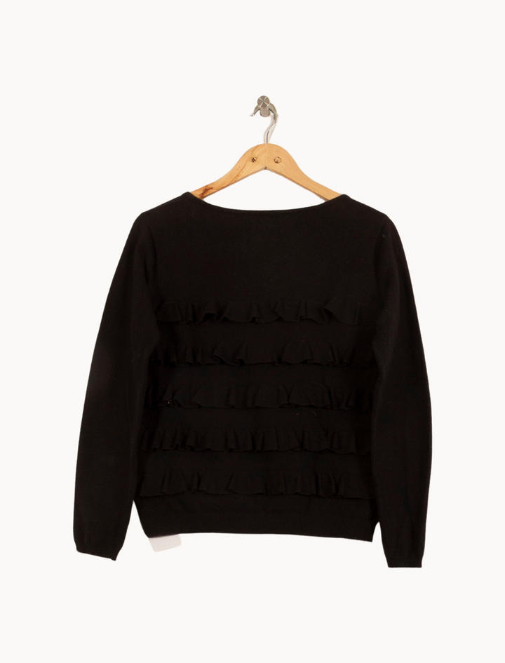 Pull Noir - Taille S/36 de la marque Sandro | PARAD65305 - Vendu par Paradigme - Image 4