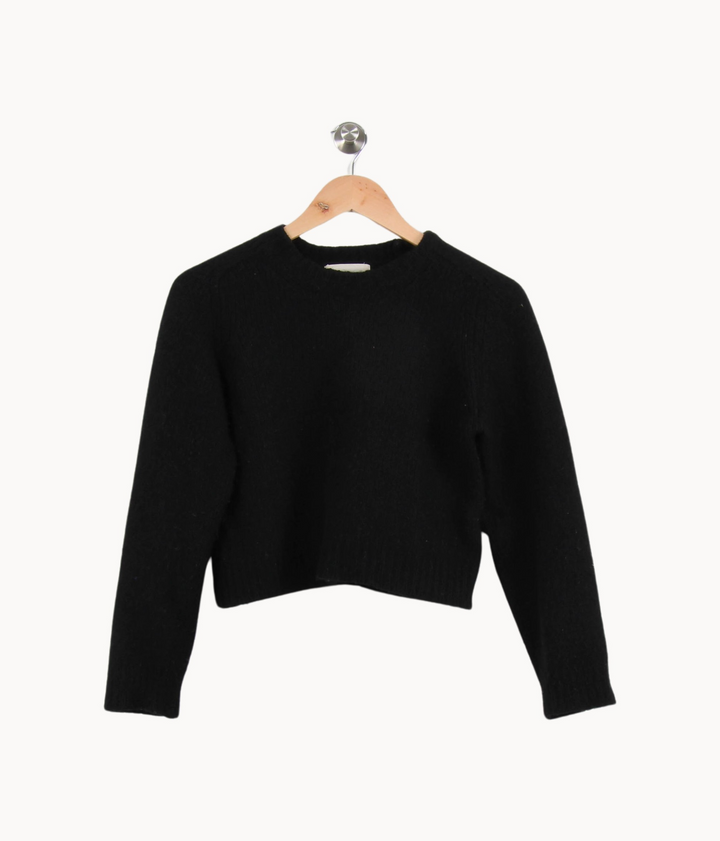 Pull Noir - Taille M/38 de la marque ba&sh | PARAD68980 - Vendu par Paradigme - Image 2