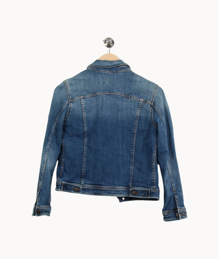 Veste en Jean Bleue - Taille M/38 de la marque IKKS | PARAD50816 - Vendu par Paradigme - Image 2
