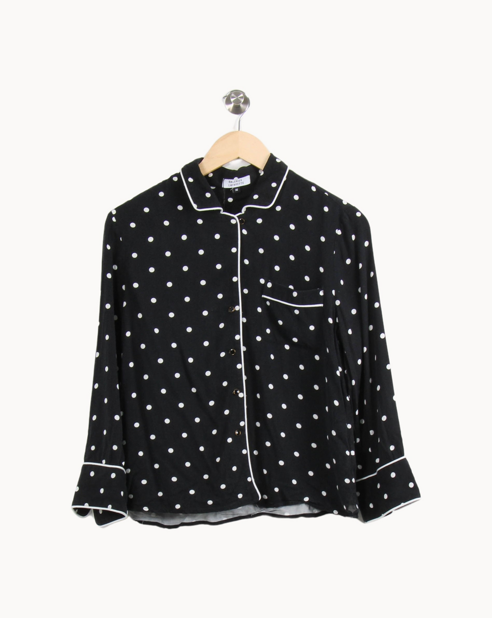 Cardigan noir à motif - Taille S/36 de la marque Galeries Lafayette | PLY1351 - Vendu par Paradigme - Image 2