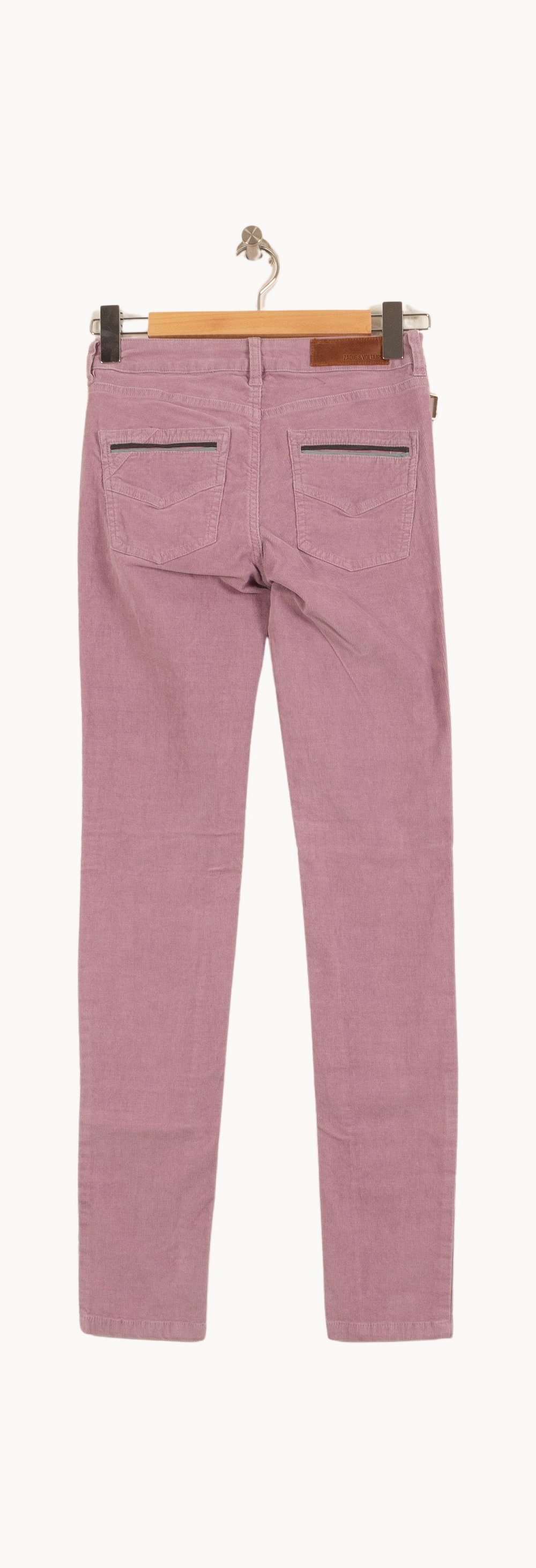 Pantalon Violet - Taille XS/34 de la marque Zadig&Voltaire | PARAD63104 - Vendu par Paradigme - Image 4