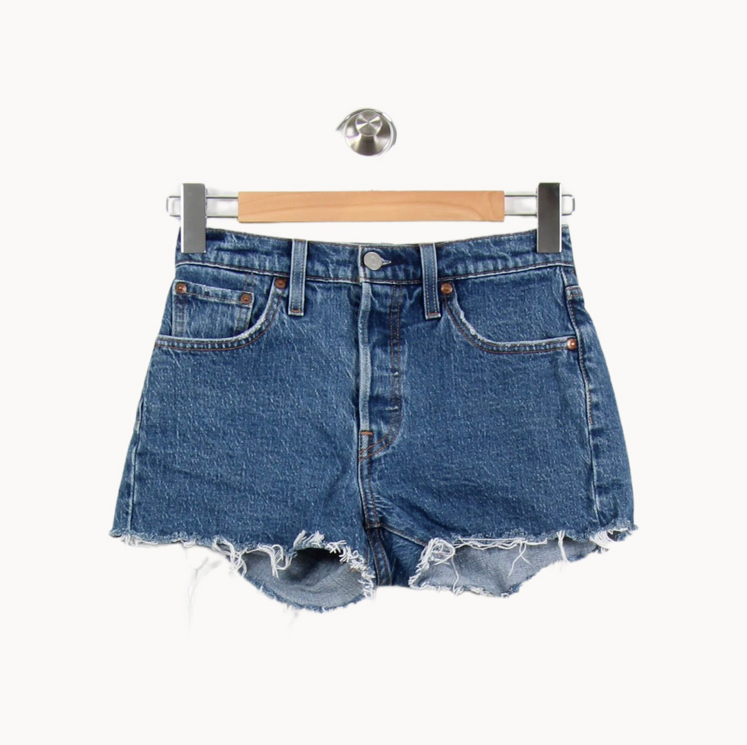 Short en Jean Bleu - Taille XS/34 de la marque Levi's | PARAD67021 - Vendu par Paradigme - Image 2