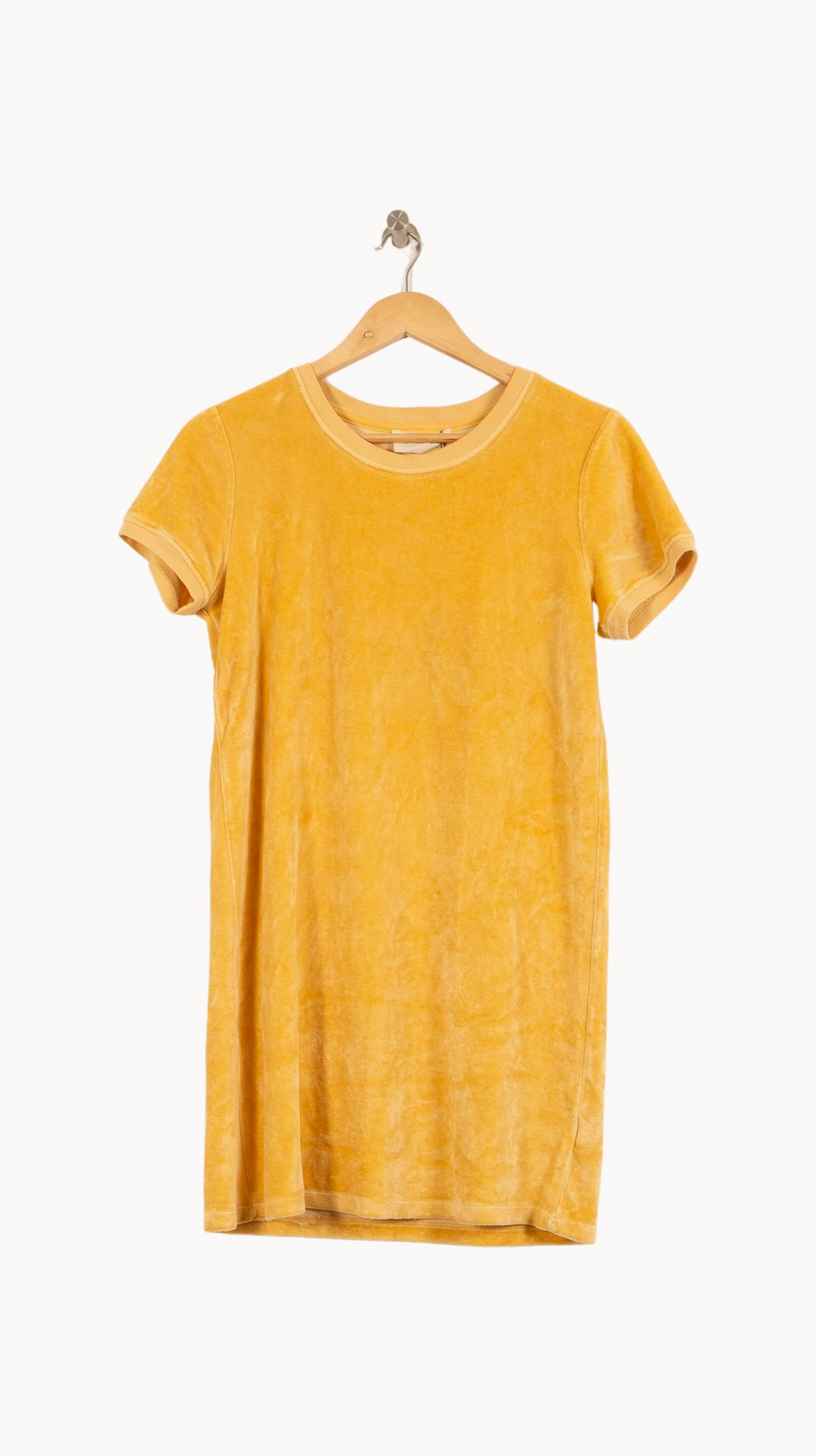 Robe T-shirt Jaune - Taille S/36 de la marque American Vintage | PARAD46045 - Vendu par Paradigme - Image 2