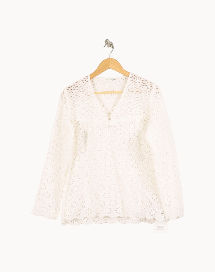 Blouse Blanche - Taille XL/42 de la marque IKKS | PARAD52751 - Vendu par Paradigme - Image 2