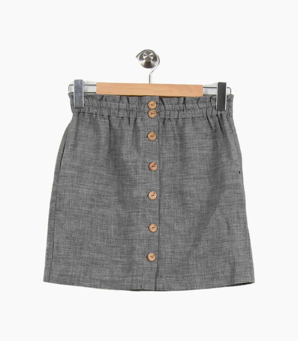 Jupe Boutonnée Grise - Taille S/36 de la marque I.Code | PARAD67333 - Vendu par Paradigme - Image 2