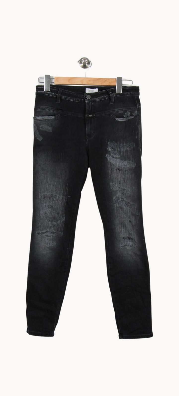 Jean Déchiré Noir - Taille S/36 de la marque Closed | PARAD54184 - Vendu par Paradigme - Image 2