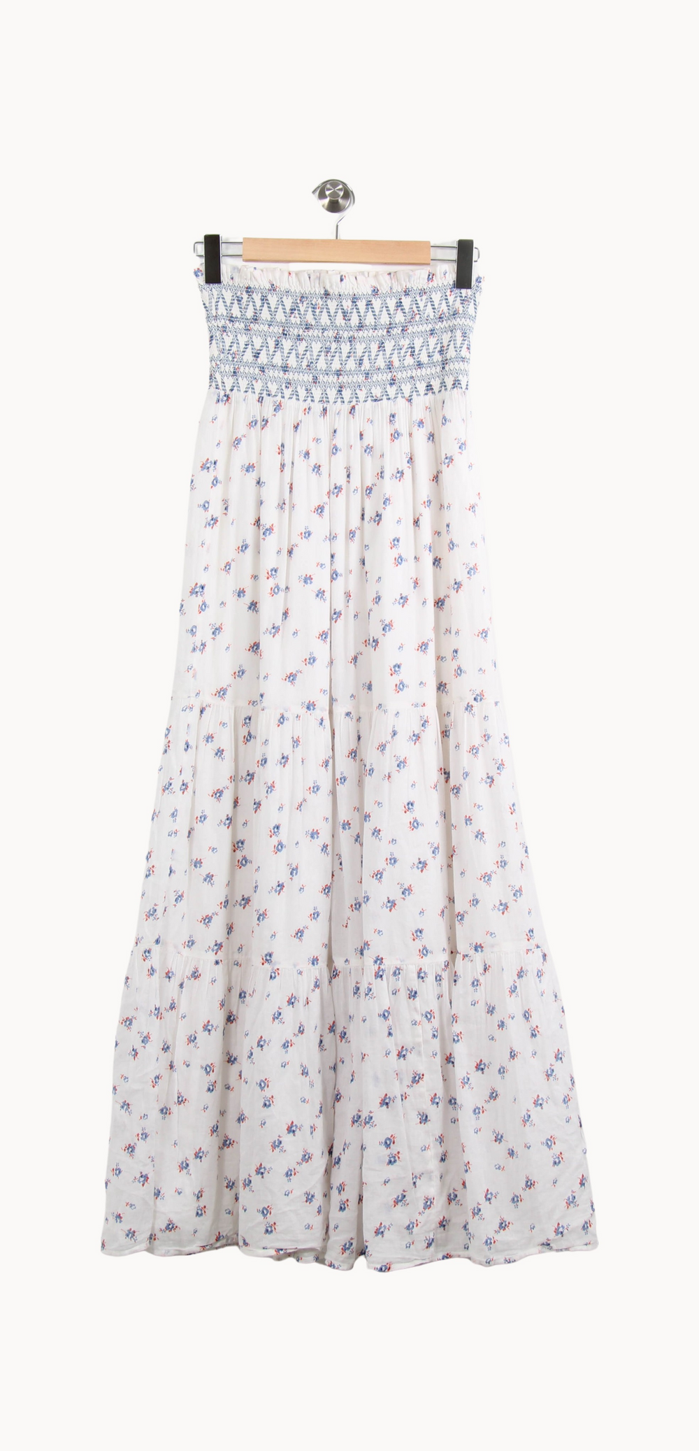 Robe Longue Blanche et Bleue - Taille S/36 de la marque Vanessa Bruno | PARAD38265 - Vendu par Paradigme - Image 2