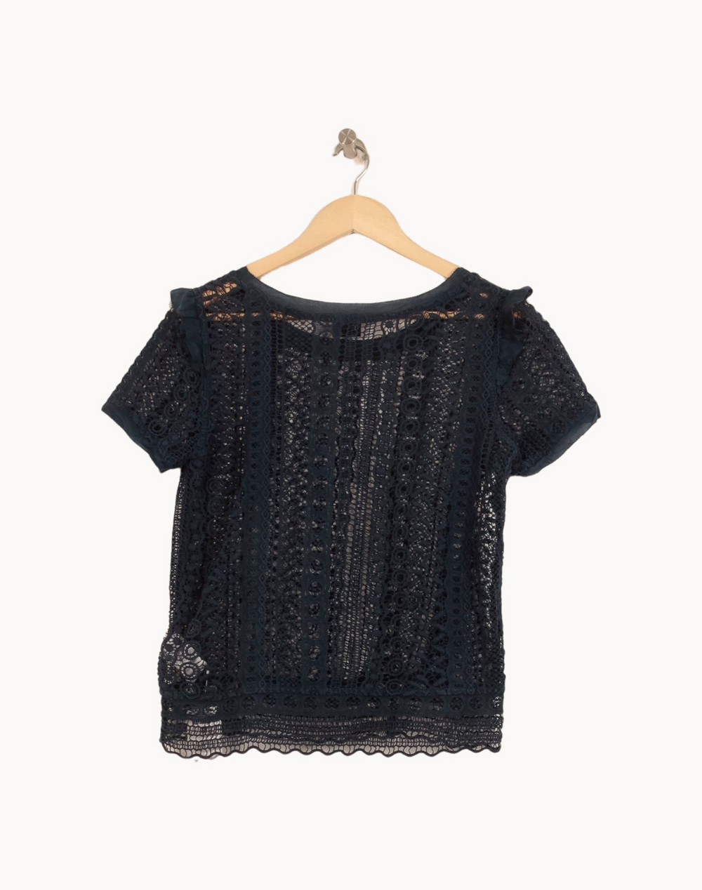 Blouse Dentelle Bleue - Taille M/38 de la marque Ekyog | PARAD64118 - Vendu par Paradigme - Image 4