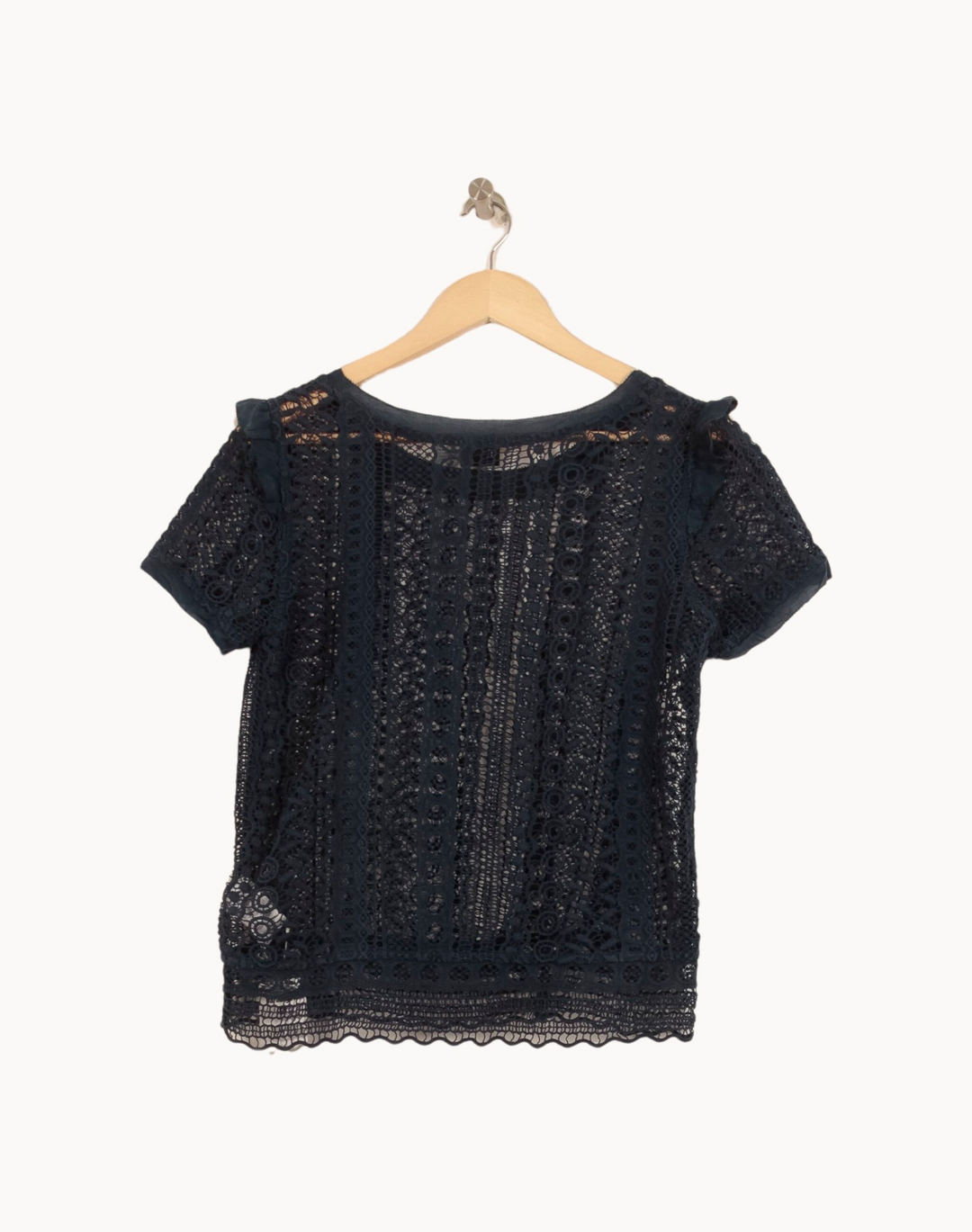 Blouse Dentelle Bleue - Taille M/38 de la marque Ekyog | PARAD64118 - Vendu par Paradigme - Image 4