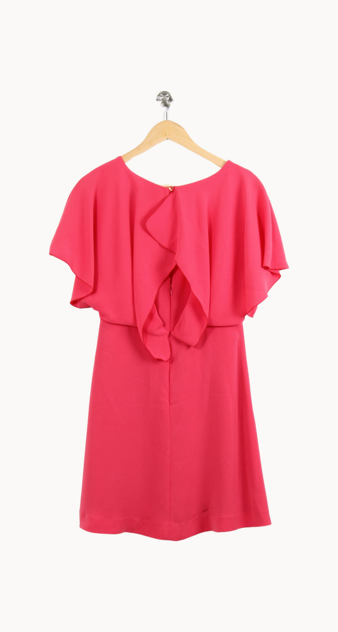 Robe Volantée Rose - Taille L/40 de la marque Max Mara | PARAD64881 - Vendu par Paradigme - Image 2