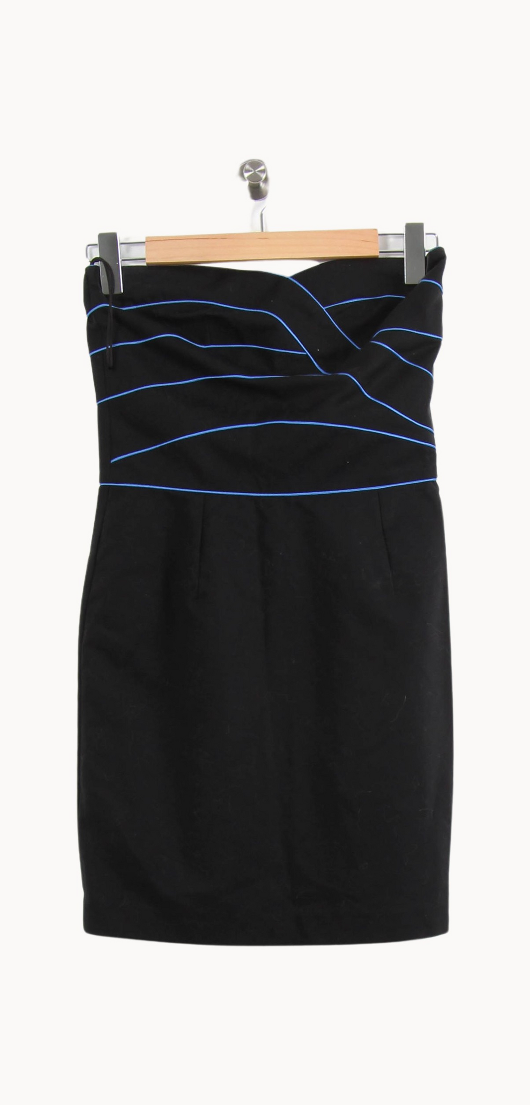 Robe Bustier Noire et Bleue - Taille S/36 de la marque Sandro | PARAD65199 - Vendu par Paradigme - Image 2