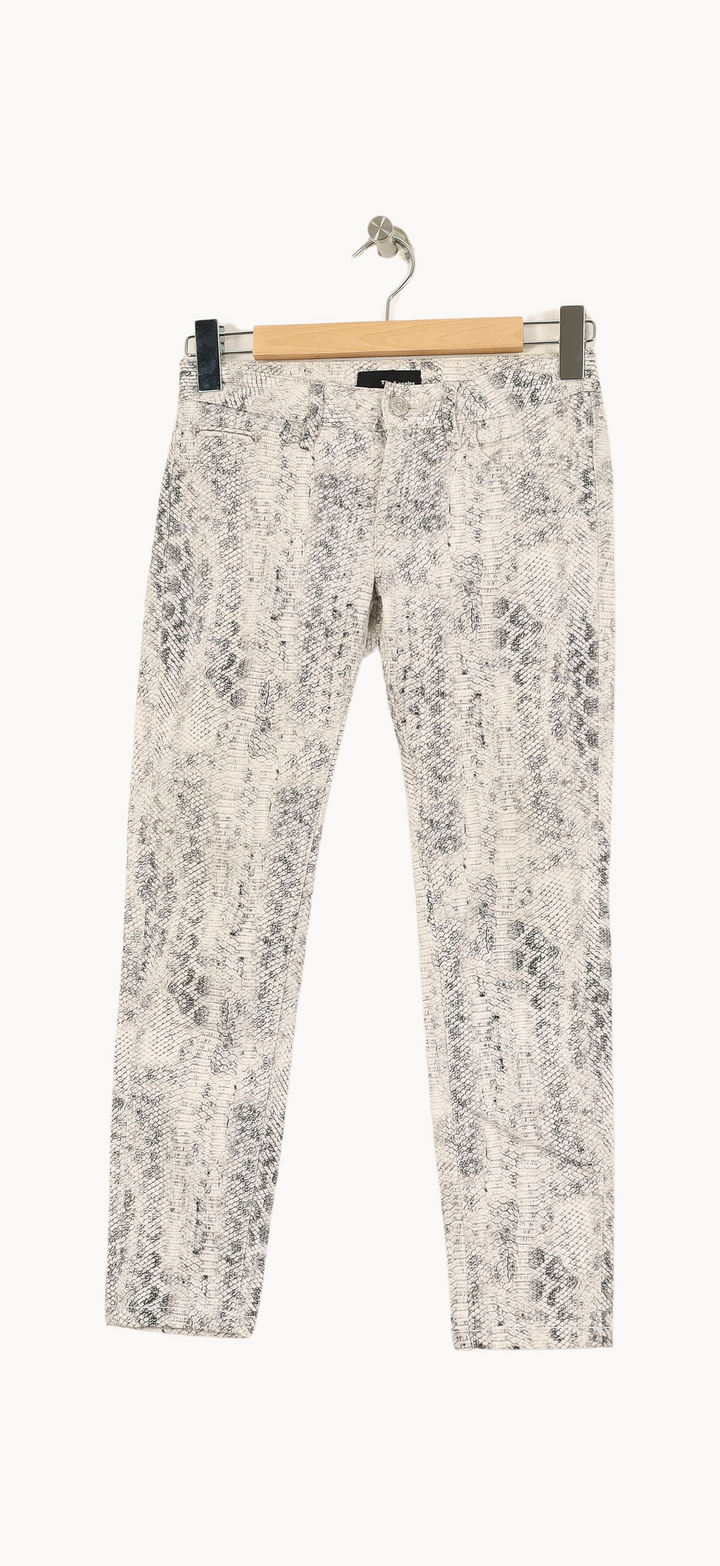 Jean Gris et Blanc - Taille XS/34 de la marque The Kooples | PARAD34903 - Vendu par Paradigme - Image 2